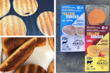 Kaasburgers, zonder gepaneerde korst