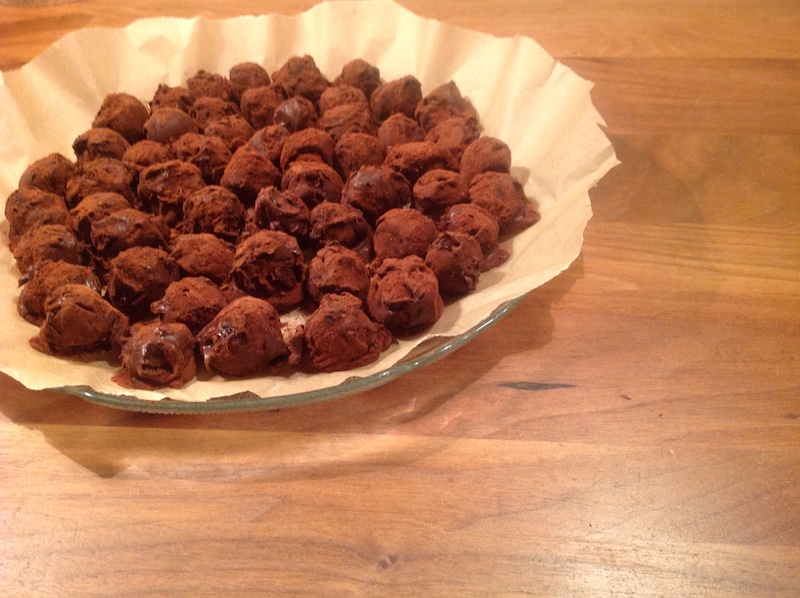 homemade chocoladetruffels guilty pleasure