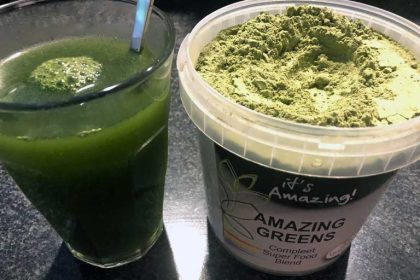 Groene poeder van Amazing Greens gezond?