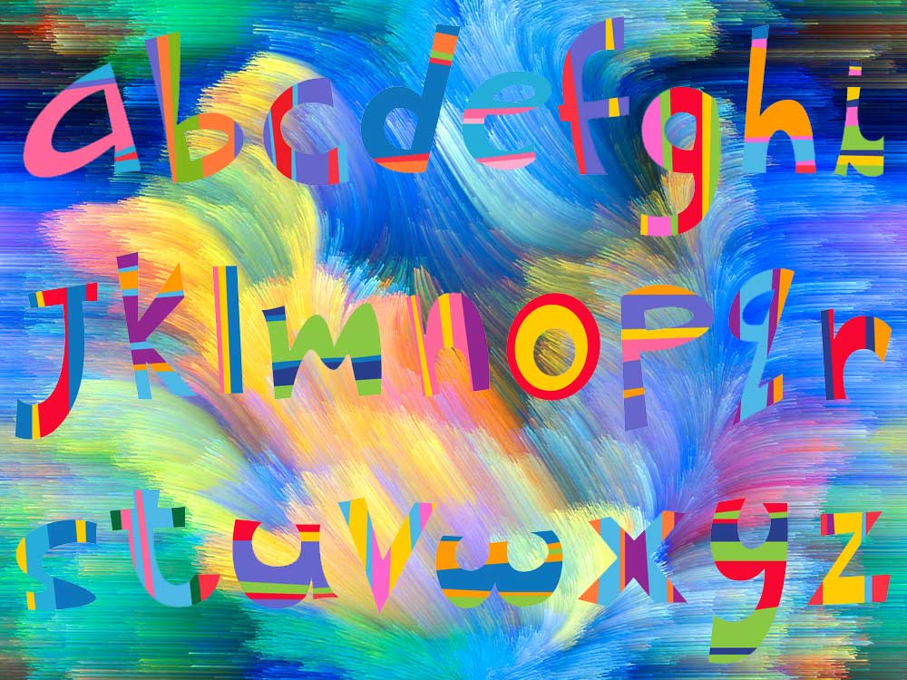 Kleuren zien bij woorden, synesthesie
