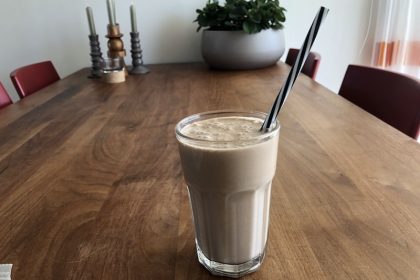 smoothie met pindakaas - heerlijk na training