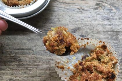 Recept rabarber amandel crumble