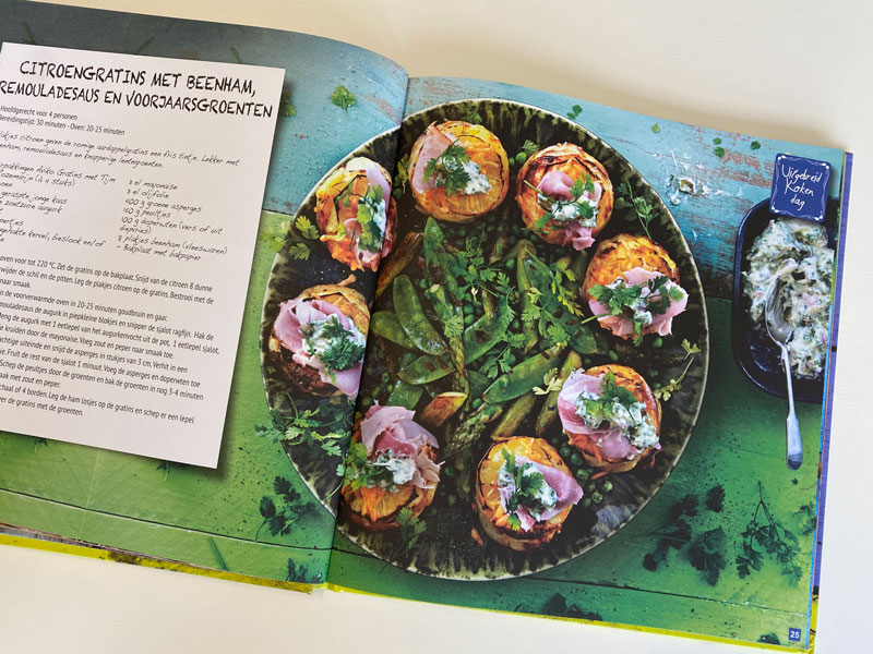 Prachtig kookboek met Buurttafel recepten van de Aviko Food Truck