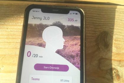 Uitleggen Ommetje app en meedoen met ons team