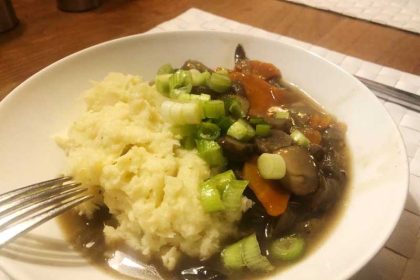 Recept stoofpot paddenstoelen met pastinaakpuree