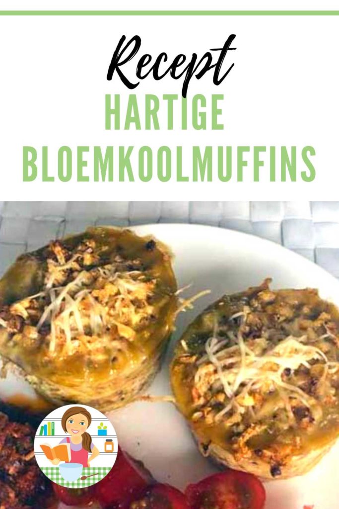 Bewaar dit recept voor bloemkoolmuffins op Pinterest