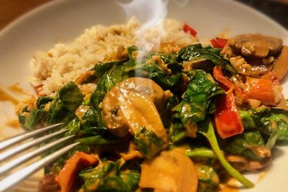 Recept vegetarische stroganoff