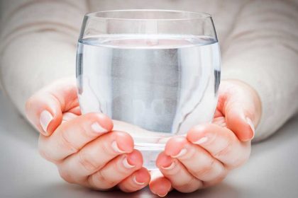 Afvallen door water drinken