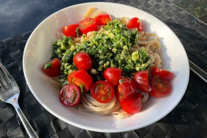 Glutenvrije pasta pesto, gezond en makkelijk recept