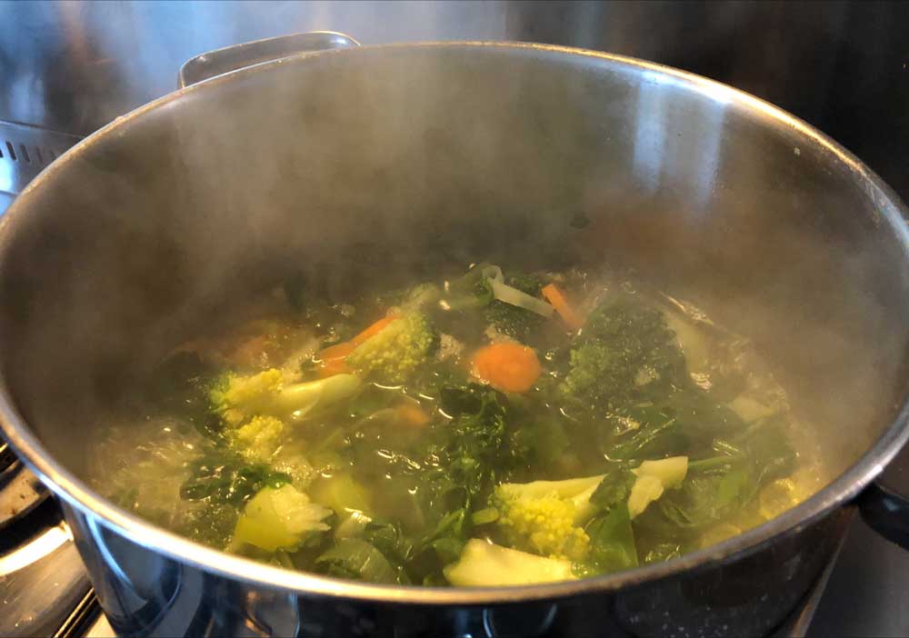 Hoe maak je groentesoep?