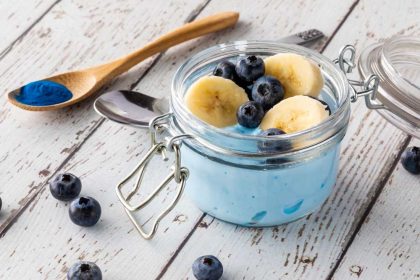 Natuurlijke blauwe kleurstof voor voeding, gezond en originele cadeautjes!