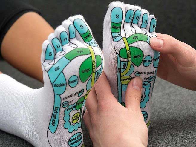 Leuke originele cadeautjes? Wat denk je van deze voetreflexologie sokken?