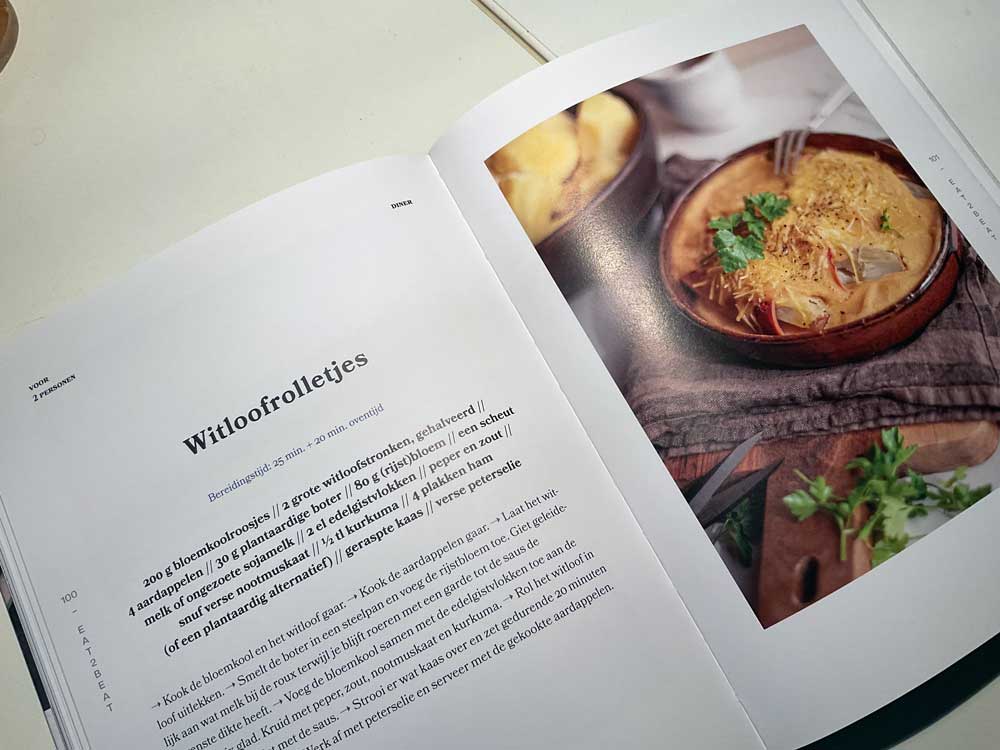 Kookboek met recepten voor mensen met PDS