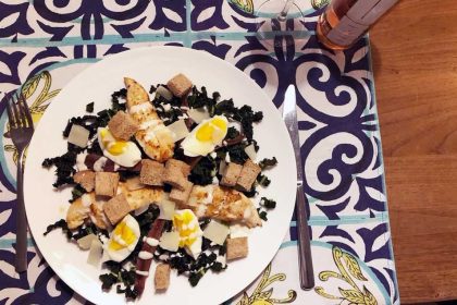 Winterse Caesar salade. Recept.