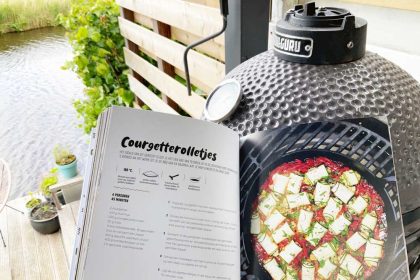 Couretterolletjes maken op de barbecue