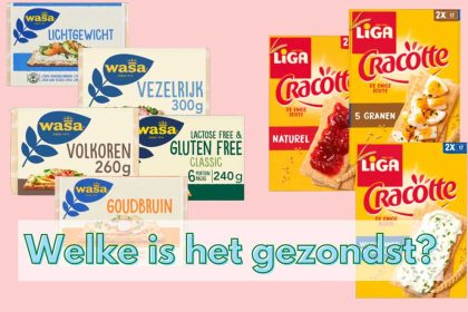 Wasa of Cracottes? Welke cracker is het meest gezond?