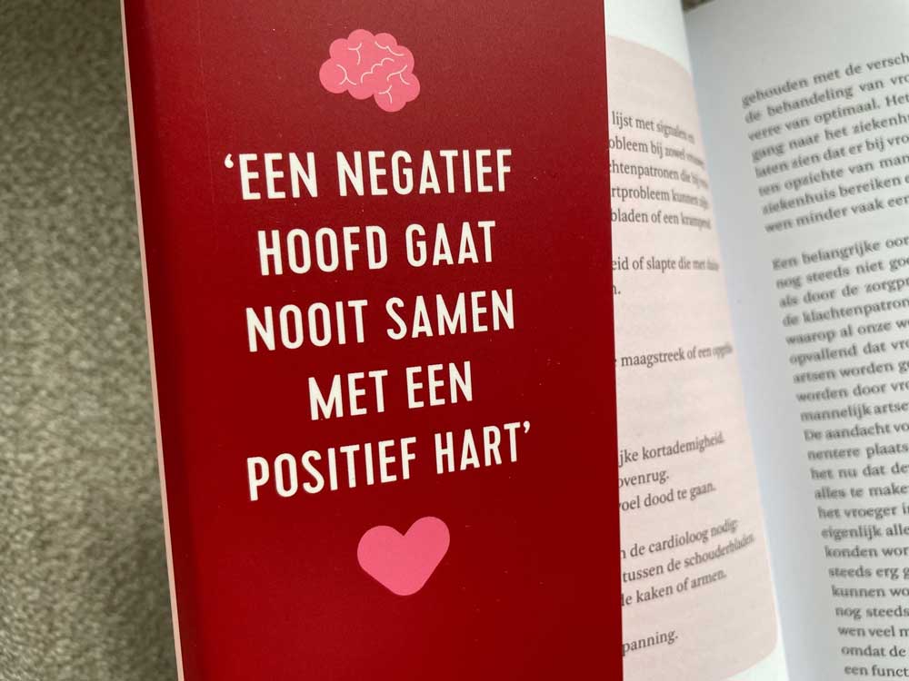 Stress is slecht voor je hart lezen we in het nieuwste boek van cardioloog Janneke Wittekoek
