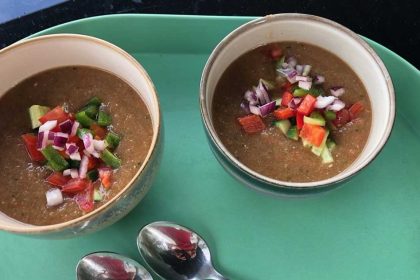 Gazpacho maaltijdsoep maken