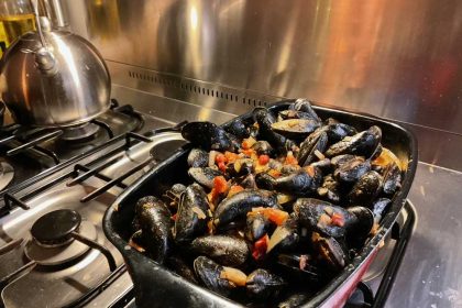Recept mosselen Spaanse stijl