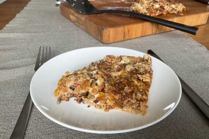 Recept: zoete groenten met feta en ei. Voor een heerlijke lunch!