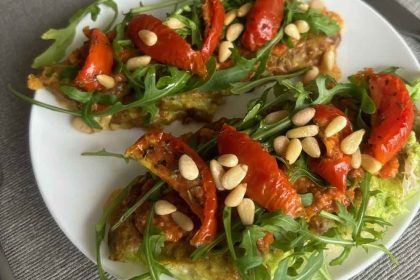 Avocadosnack, gemaakt in de airfryer