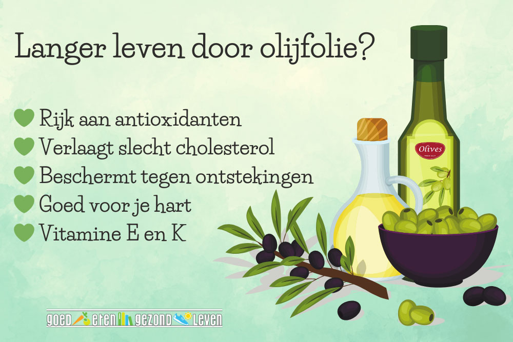 Olijfolie en gezondheid: langer leven door olijfolie?