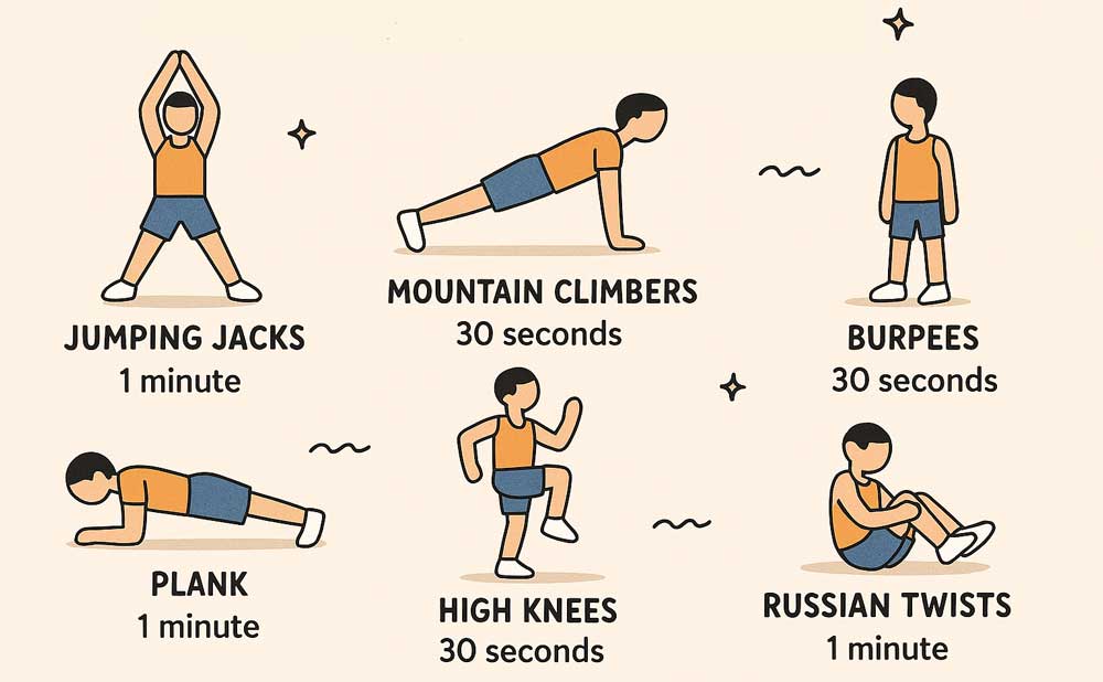 HIIT training tegen buikvet