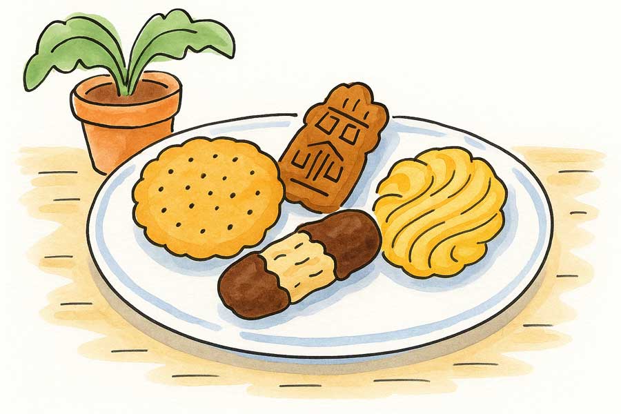 Veel verschillen in kleine koekjes!