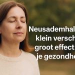 Door door je neus te ademen, zorg je voor een betere gezondheid.