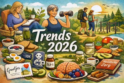 Trends 2026 op gebied van voeding, gezondheid, levensstijl, beweging en mindset.