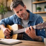 Door ongemak kun je groeien, zoals ook bij het leren spelen van een gitaar