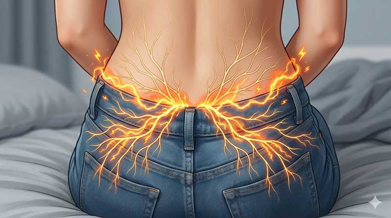 Als kleding pijn doet op de huid door neuropathie