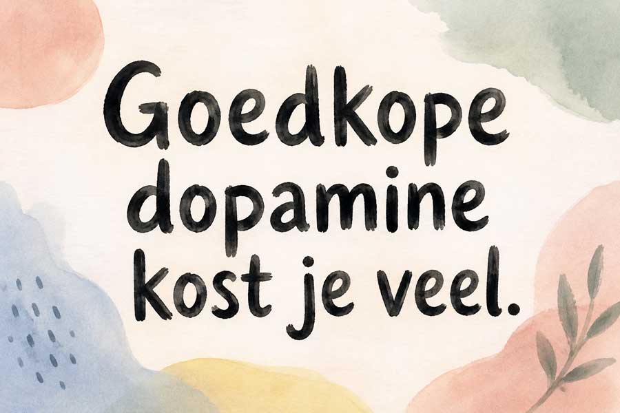 Goedkope dopamine kost je veel