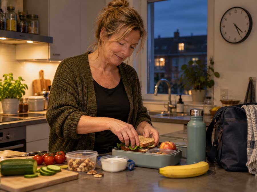 Gezond eten met wisselende diensten